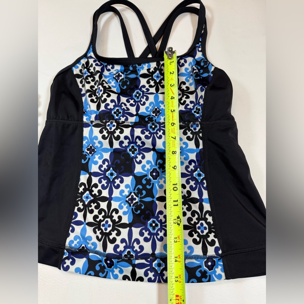Bikini swim set Lands End Hollister mismatched black blue size 6 medium (bin i) - Picture 3 of 7